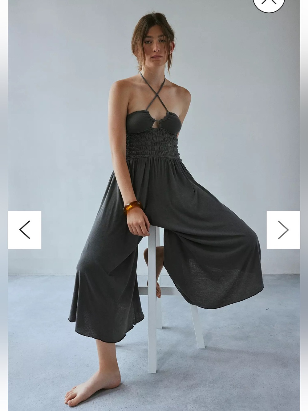 Urban Outfitters Out From Under Convertible Tie Neckline Jumpsuit, NWOT, M